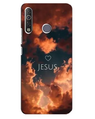 Чехол для TECNO Camon 12 Air CC6 с картинкой «Сияние Имени Jesus»