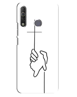 Чехол для TECNO Camon 12 Air CC6 с картинкой «Рука держит» Чехол для TECNO Camon 12 Air CC6 с картинкой «Рука держит»