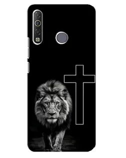 Чехол для TECNO Camon 12 Air CC6 с картинкой «Лев и Крест» Чехол для TECNO Camon 12 Air CC6 с картинкой «Лев и Крест»