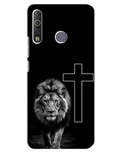 Чехол для TECNO Camon 12 Air CC6 с картинкой «Лев и Крест»