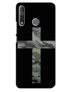 Чехол для TECNO Camon 12 Air CC6 с картинкой «Милитари Крест»