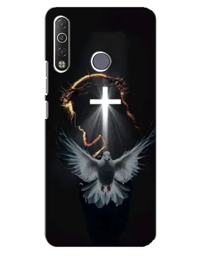 Чехол для TECNO Camon 12 Air CC6 с картинкой «Голубь и Свет»