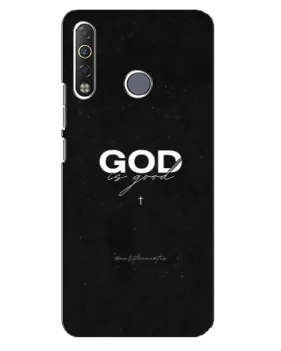 Чехол для TECNO Camon 12 Air CC6 с картинкой «GOD — Бог над всем»