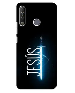 Чехол для TECNO Camon 12 Air CC6 с картинкой «Меч Духа Jesus»