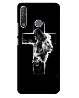 Чехол для TECNO Camon 12 Air CC6 с картинкой «Сияющий крест Jesus» Чехол для TECNO Camon 12 Air CC6 с картинкой «Сияющий крест Jesus»
