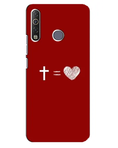 Чехол для TECNO Camon 12 Air CC6 с картинкой «Уравнение любви» Чехол для TECNO Camon 12 Air CC6 с картинкой «Уравнение любви»