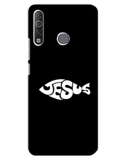 Чехол для TECNO Camon 12 Air CC6 с картинкой «Рыба Jesus» Чехол для TECNO Camon 12 Air CC6 с картинкой «Рыба Jesus»