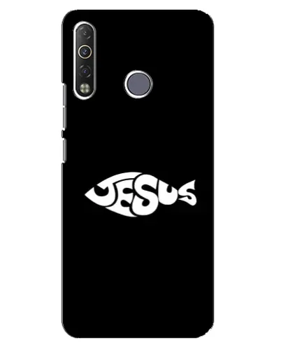 Чехол для TECNO Camon 12 Air CC6 с картинкой «Рыба Jesus» Чехол для TECNO Camon 12 Air CC6 с картинкой «Рыба Jesus»