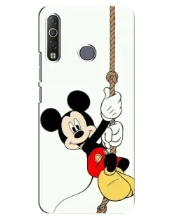 Чехол для TECNO Camon 12 Air CC6 с картинкой «Mickey на канате»