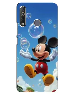 Чехол для TECNO Camon 12 Air CC6 с картинкой «Mickey и мыльные пузыри»