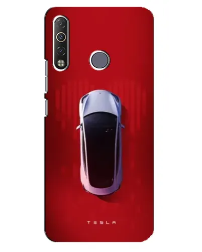 Чехол для TECNO Camon 12 Air CC6 с картинкой «Tesla Top View» Чехол для TECNO Camon 12 Air CC6 с картинкой «Tesla Top View»