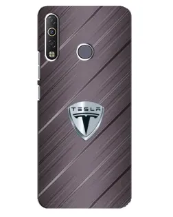 Чехол для TECNO Camon 12 Air CC6 с картинкой «Металлическая текстура Tesla» Чехол для TECNO Camon 12 Air CC6 с картинкой «Металлическая текстура Tesla»