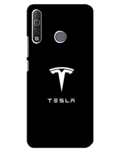 Чехол для TECNO Camon 12 Air CC6 с картинкой «Tesla White Logo» Чехол для TECNO Camon 12 Air CC6 с картинкой «Tesla White Logo»