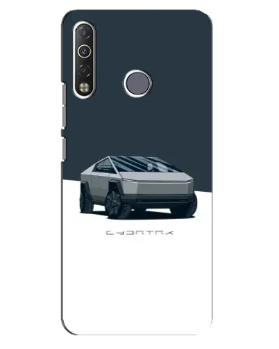 Чехол для TECNO Camon 12 Air CC6 с картинкой «Серебристый Cybertruck Tesla» Чехол для TECNO Camon 12 Air CC6 с картинкой «Серебристый Cybertruck Tesla»