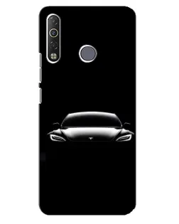 Чехол для TECNO Camon 12 Air CC6 с картинкой «Фары Tesla Night» Чехол для TECNO Camon 12 Air CC6 с картинкой «Фары Tesla Night»