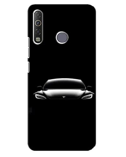 Чехол для TECNO Camon 12 Air CC6 с картинкой «Фары Tesla Night» Чехол для TECNO Camon 12 Air CC6 с картинкой «Фары Tesla Night»