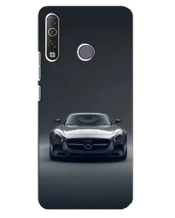 Чехол для TECNO Camon 12 Air CC6 с картинкой «Mercedes на черном»