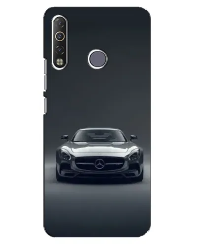 Чехол для TECNO Camon 12 Air CC6 с картинкой «Mercedes на черном»