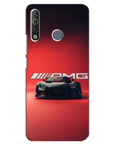 Чехол для TECNO Camon 12 Air CC6 с картинкой «Mercedes AMG — красная линия»