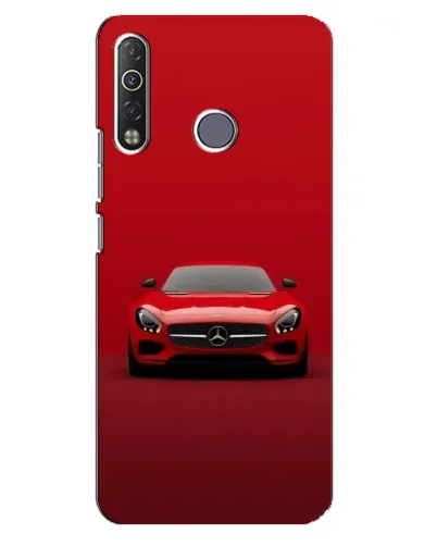 Чехол для TECNO Camon 12 Air CC6 с картинкой «Красный Mercedes AMG»