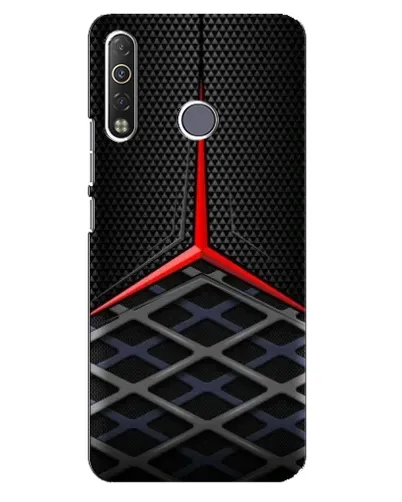 Чехол для TECNO Camon 12 Air CC6 с картинкой «Mercedes Carbon Grid»