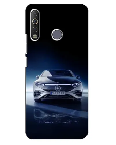 Чехол для TECNO Camon 12 Air CC6 с картинкой «Ночной Mercedes EQ»