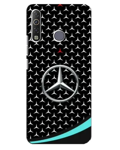 Чехол для TECNO Camon 12 Air CC6 с картинкой «Mercedes — бирюзовый акцент»