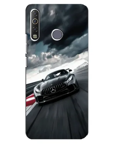 Чехол для TECNO Camon 12 Air CC6 с картинкой «Гоночный Mercedes AMG»
