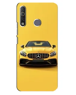 Чехол для TECNO Camon 12 Air CC6 с картинкой «Желтый Mercedes GT»