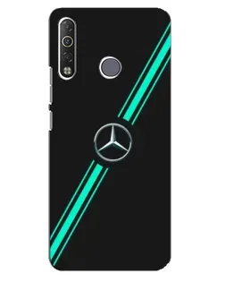 Чехол для TECNO Camon 12 Air CC6 с картинкой «Спортивные линии Mercedes»