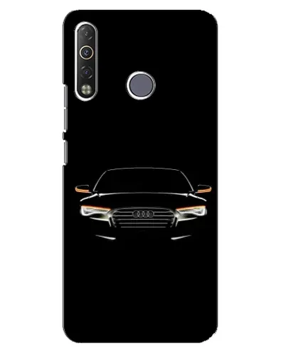 Чехол для TECNO Camon 12 Air CC6 с картинкой «Audi — ночной контур»