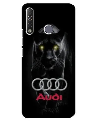 Чехол для TECNO Camon 12 Air CC6 с картинкой «Пантера и Audi»