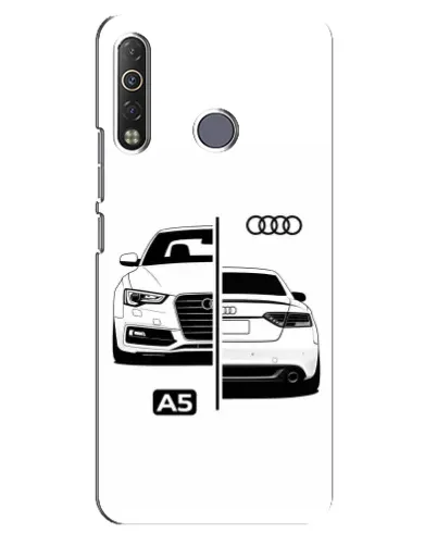 Чехол для TECNO Camon 12 Air CC6 с картинкой «Audi — контрастный дизайн»
