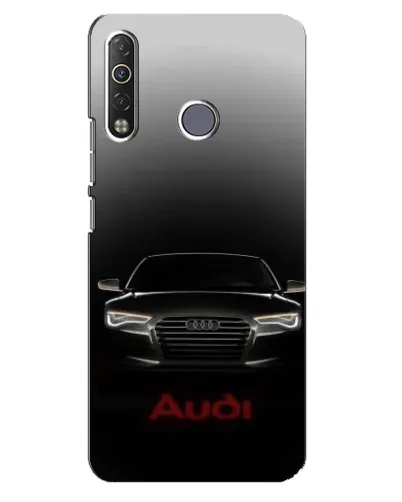 Чехол для TECNO Camon 12 Air CC6 с картинкой «Audi — градиентный контур»