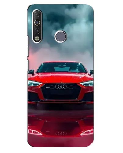 Чехол для TECNO Camon 12 Air CC6 с картинкой «Audi RS — красный стиль»