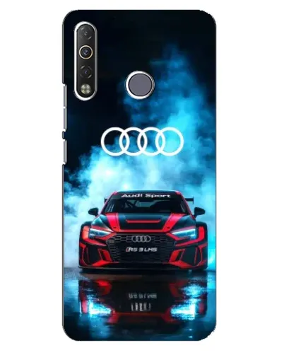 Чехол для TECNO Camon 12 Air CC6 с картинкой «Audi Sport — неон»
