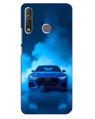 Чехол для TECNO Camon 12 Air CC6 с картинкой «Audi — голубая энергия»