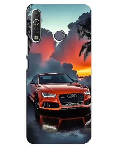 Чехол для TECNO Camon 12 Air CC6 с картинкой «Audi — закат»