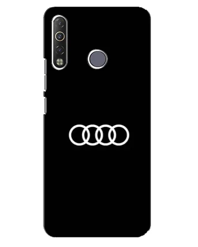 Чехол для TECNO Camon 12 Air CC6 с картинкой «Audi White Logo»