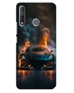 Чохол для TECNO Camon 12 Air CC6 з картинкою «Lamborghini димна естетика» Чохол для TECNO Camon 12 Air CC6 з картинкою «Lamborghini димна естетика»