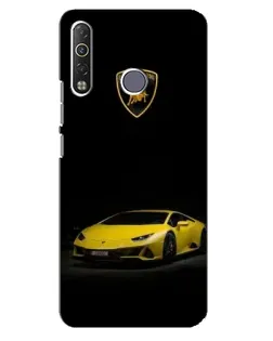 Чохол для TECNO Camon 12 Air CC6 з картинкою «Lamborghini жовтий акцент» Чохол для TECNO Camon 12 Air CC6 з картинкою «Lamborghini жовтий акцент»