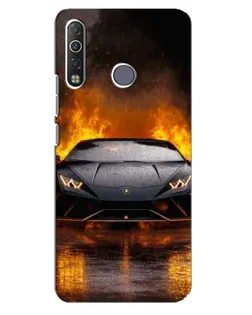 Чохол для TECNO Camon 12 Air CC6 з картинкою «Lamborghini у вогні» Чохол для TECNO Camon 12 Air CC6 з картинкою «Lamborghini у вогні»