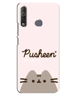 Чехол для TECNO Camon 12 Air CC6 с картинкой «Pusheen логотип» Чехол для TECNO Camon 12 Air CC6 с картинкой «Pusheen логотип»