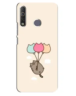 Чехол для TECNO Camon 12 Air CC6 с картинкой «Пушин на шариках» Чехол для TECNO Camon 12 Air CC6 с картинкой «Пушин на шариках»