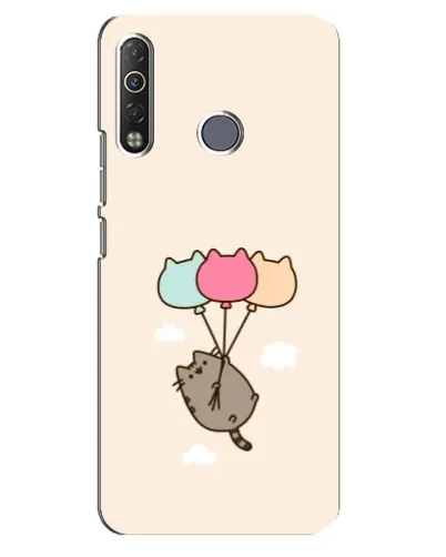 Чехол для TECNO Camon 12 Air CC6 с картинкой «Пушин на шариках» Чехол для TECNO Camon 12 Air CC6 с картинкой «Пушин на шариках»