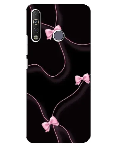 Чехол для TECNO Camon 12 Air CC6 с картинкой «Розовые ленты»