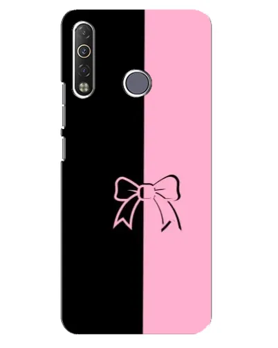 Чехол для TECNO Camon 12 Air CC6 с картинкой «Половинки банта»