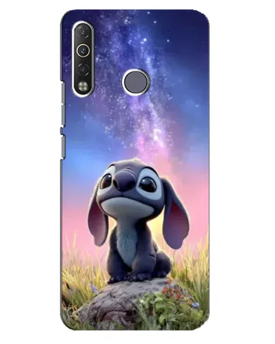 Чехол для TECNO Camon 12 Air CC6 с картинкой «Стич на рассвете»