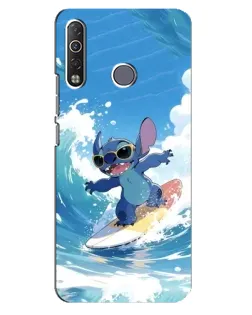 Чехол для TECNO Camon 12 Air CC6 с картинкой «Стич на волне» Чехол для TECNO Camon 12 Air CC6 с картинкой «Стич на волне»