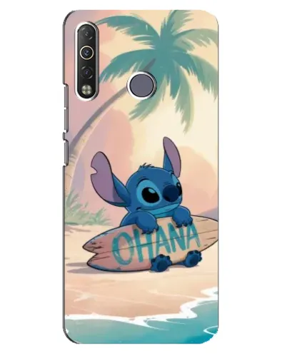Чехол для TECNO Camon 12 Air CC6 с картинкой «Стич на серфе»